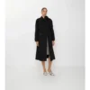 Gabardina larga de lona Trerose Trench Coat