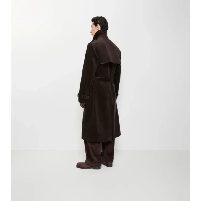 Gabardina larga de pana Trench Coat Gabardina larga de pana Trench Coat