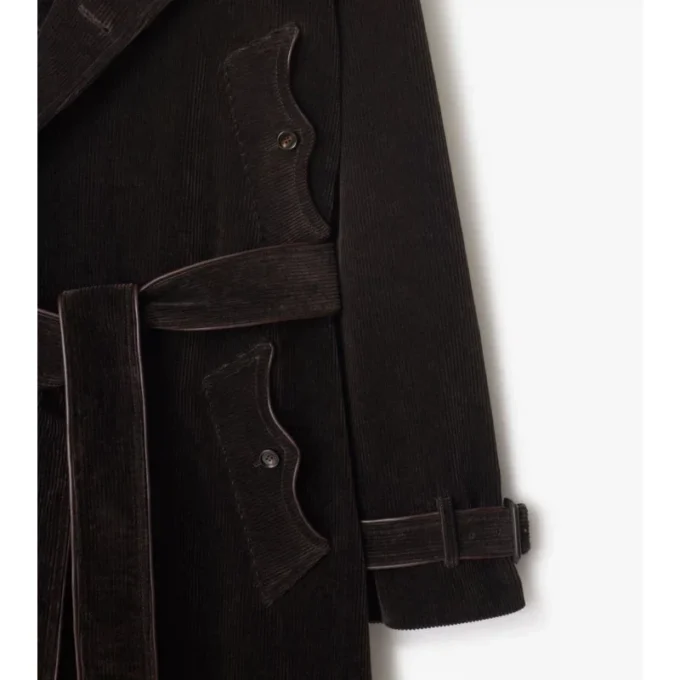Gabardina larga de pana Trench Coat Gabardina larga de pana Trench Coat