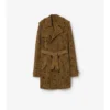 Gabardina Lawshall de ante con estampado de cachemira de largo medio Trench Coat Gabardina Lawshall de ante con estampado de cachemira de largo medio Trench Coat