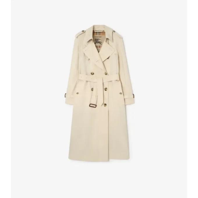 Gabardina Waterloo larga de Tropical Gabardine Trench Coat