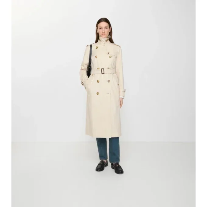Gabardina Waterloo larga de Tropical Gabardine Trench Coat