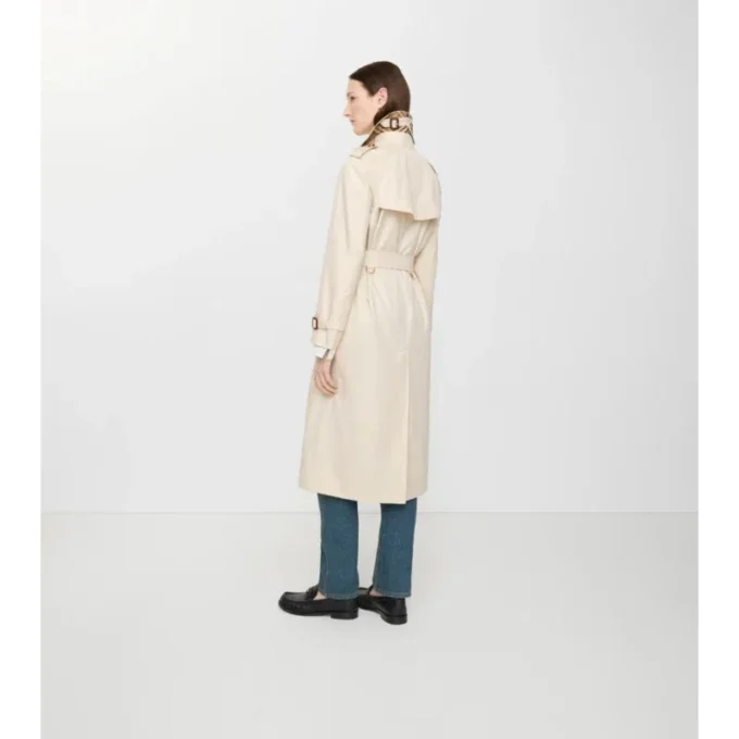 Gabardina Waterloo larga de Tropical Gabardine Trench Coat