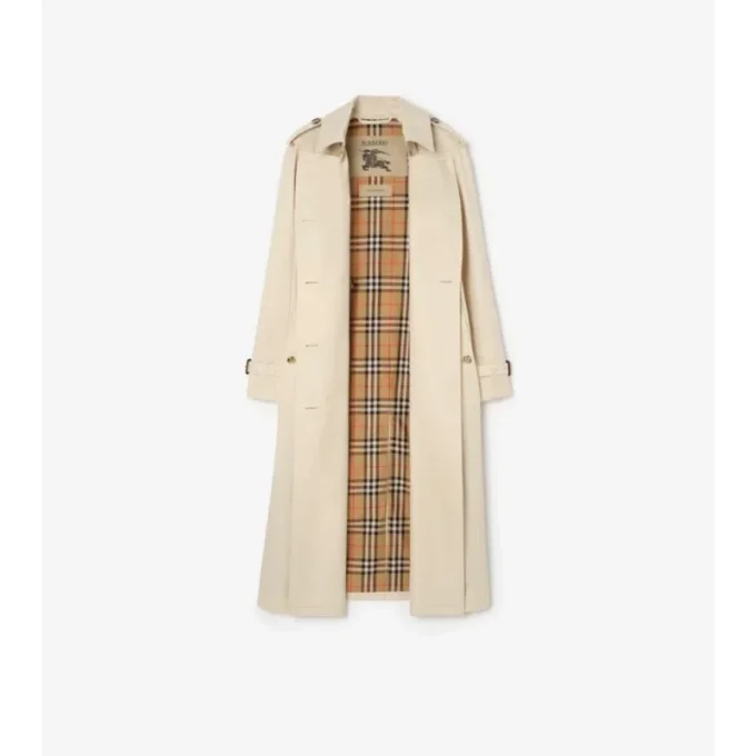 Gabardina Waterloo larga de Tropical Gabardine Trench Coat