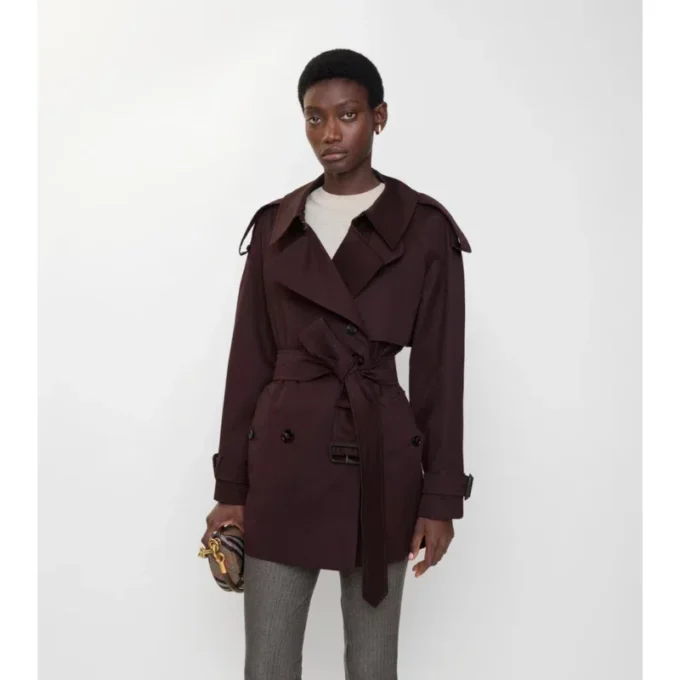 Gabardine corta Fitzrovia Trench Coat