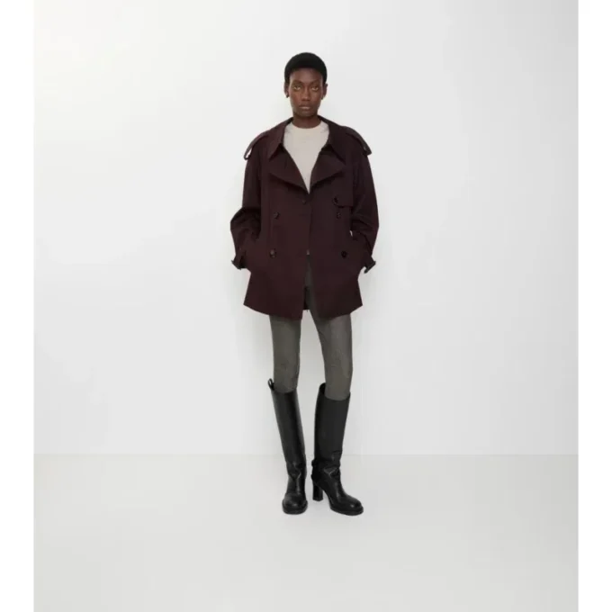 Gabardine corta Fitzrovia Trench Coat