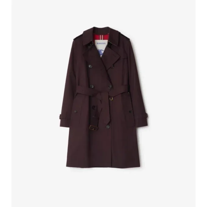 Gabardine Kensington de longitud media Gabardine Kensington de longitud media