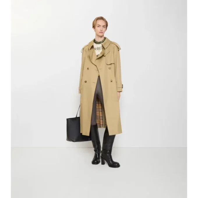 Gabardine larga Fitzrovia Trench Coat