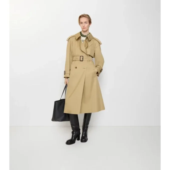 Gabardine larga Fitzrovia Trench Coat