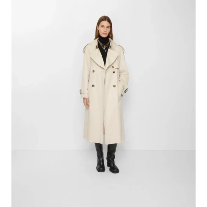 Gabardine larga Fitzrovia Trench Coat
