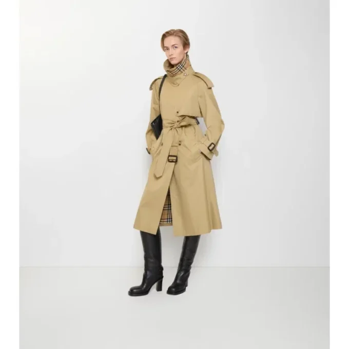 Gabardine larga Fitzrovia Trench Coat