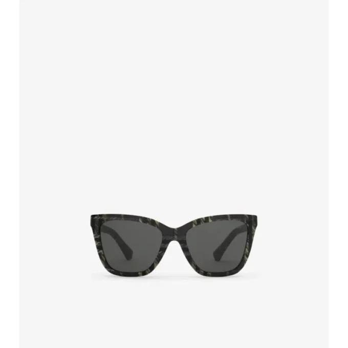 Gafas de sol cuadradas con estampado de cuadros Gafas de sol cuadradas con estampado de cuadros