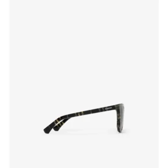 Gafas de sol cuadradas con estampado de cuadros 