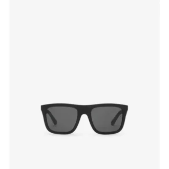 Gafas de sol cuadradas con estampado de cuadros en relieve