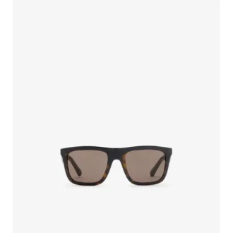 Gafas de sol cuadradas con estampado de cuadros en relieve