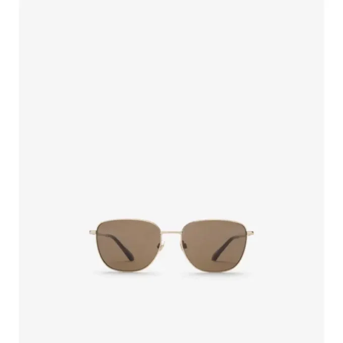 Gafas de sol cuadradas con estampado de cuadros metálicos Gafas de sol cuadradas con estampado de cuadros metálicos