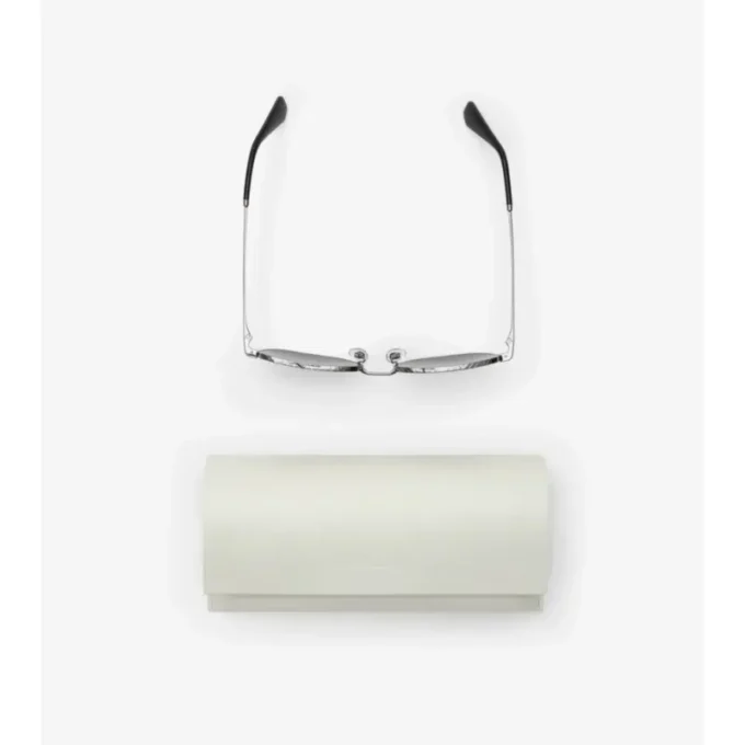 Gafas de sol cuadradas con estampado de cuadros metálicos Gafas de sol cuadradas con estampado de cuadros metálicos