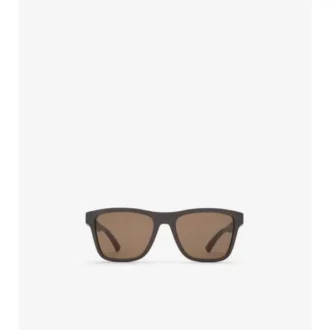 Gafas de sol cuadradas con estampado de cuadros texturizados