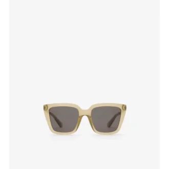Gafas de sol cuadradas con grabado de cuadros 