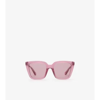 Gafas de sol cuadradas con grabado de cuadros 