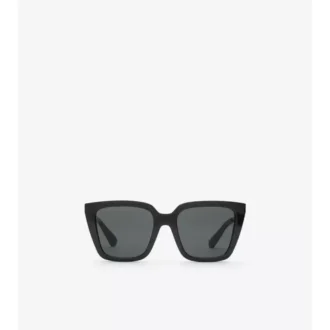 Gafas de sol cuadradas con grabado de cuadros 
