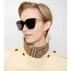 Gafas de sol cuadradas con grabado de cuadros Gafas de sol cuadradas con grabado de cuadros