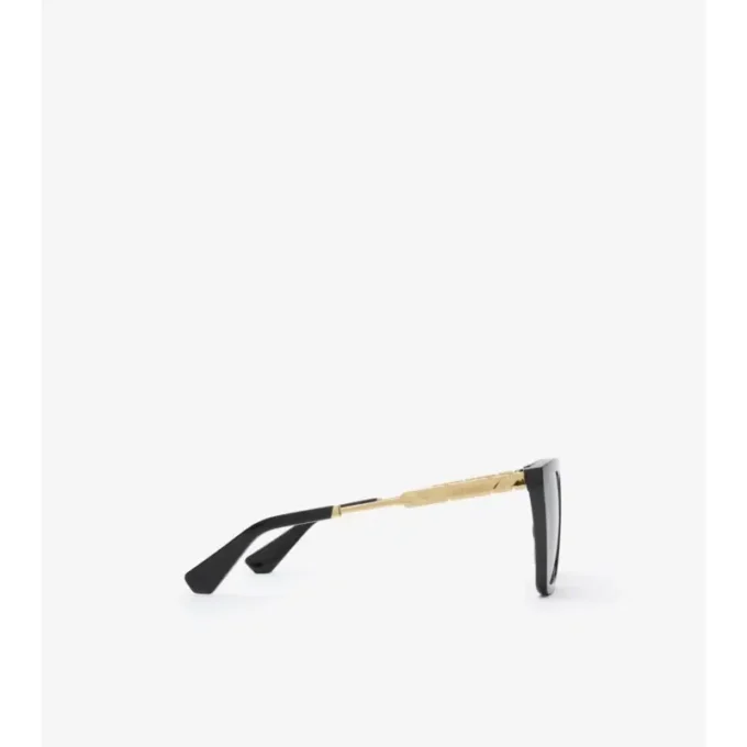Gafas de sol cuadradas con grabado de cuadros Gafas de sol cuadradas con grabado de cuadros