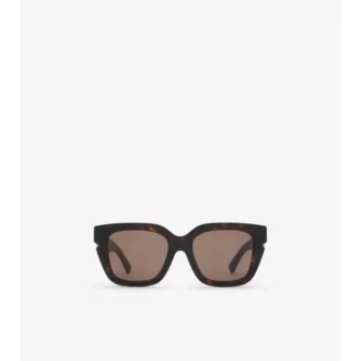Gafas de sol cuadradas con incrustaciones de cuadros