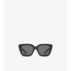 Gafas de sol cuadradas con incrustaciones de cuadros