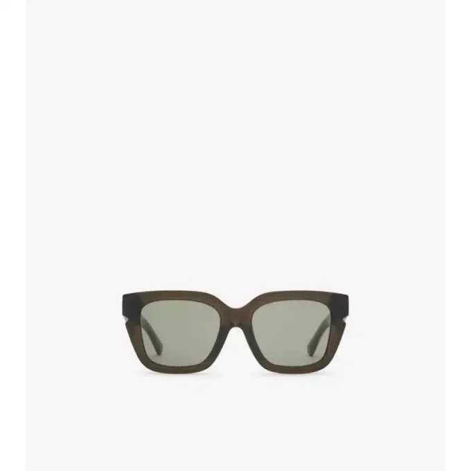 Gafas de sol cuadradas con incrustaciones de cuadros