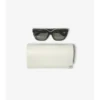 Gafas de sol cuadradas con incrustaciones de cuadros