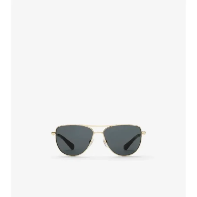 Gafas de sol cuadradas con logotipo metálico