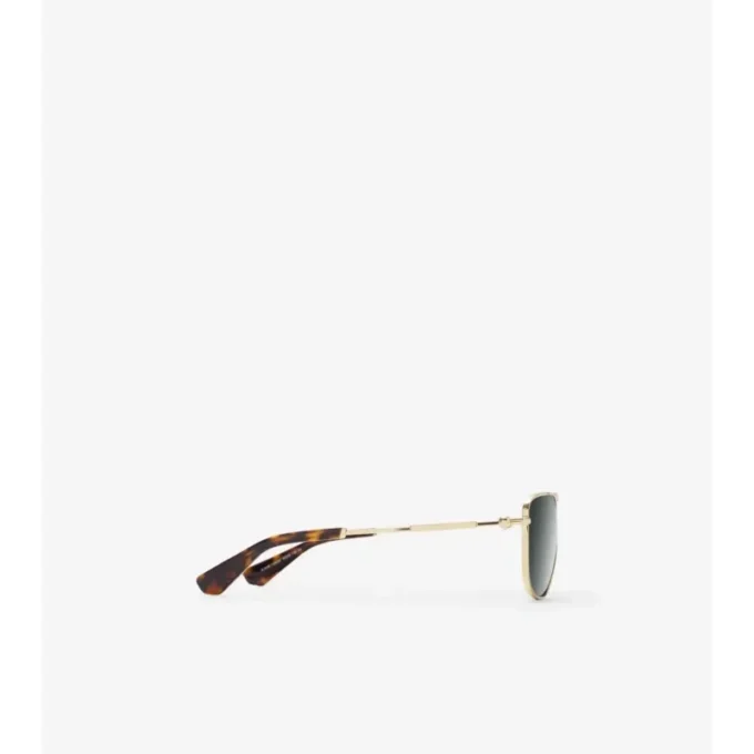 Gafas de sol cuadradas con logotipo metálico