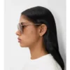 Gafas de sol de aviador con detalle de cuadros