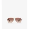 Gafas de sol de aviador con montura metálica Gafas de sol de aviador con montura metálica