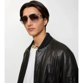 Gafas de sol de aviador con montura metálica 