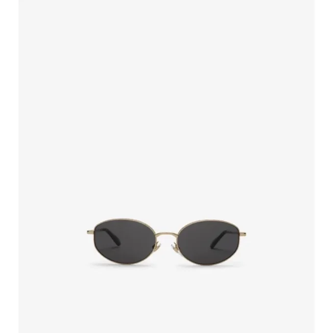 Gafas de sol ovaladas con diseño de cuadros metálicos Gafas de sol ovaladas con diseño de cuadros metálicos