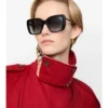 Gafas de sol oversize con montura cuadrada