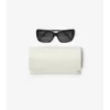 Gafas de sol polarizadas cuadradas con estampado Tubular Check