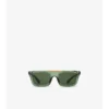 Gafas de sol rectangulares clásicas 