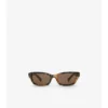 Gafas de sol rectangulares con estampado de cuadros degradado Gafas de sol rectangulares con estampado de cuadros degradado