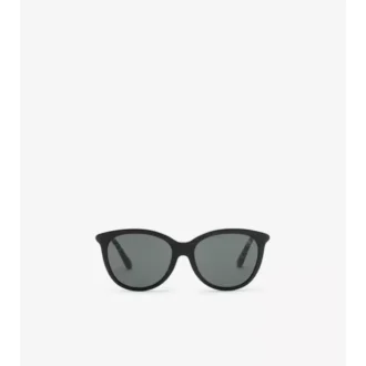 Gafas de sol redondas con estampado de cuadros tubulares Gafas de sol redondas con estampado de cuadros tubulares