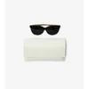 Gafas de sol redondas con estampado de cuadros tubulares 