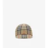 Gorra de béisbol de algodón con estampado de cuadros Gorra de béisbol de algodón con estampado de cuadros