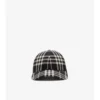 Gorra de béisbol de algodón con estampado de cuadros Gorra de béisbol de algodón con estampado de cuadros