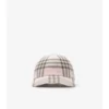 Gorra de béisbol de algodón con estampado de cuadros Gorra de béisbol de algodón con estampado de cuadros