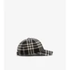Gorra de béisbol de algodón con estampado de cuadros Gorra de béisbol de algodón con estampado de cuadros