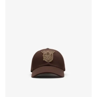 Gorra de béisbol de Gabardine con escudo de cardo
