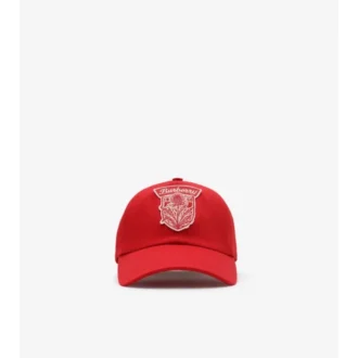 Gorra de béisbol de Gabardine con escudo de cardo