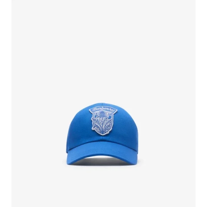 Gorra de béisbol de Gabardine con escudo de cardo Gorra de béisbol de Gabardine con escudo de cardo